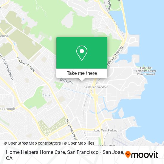 Home Helpers Home Care map