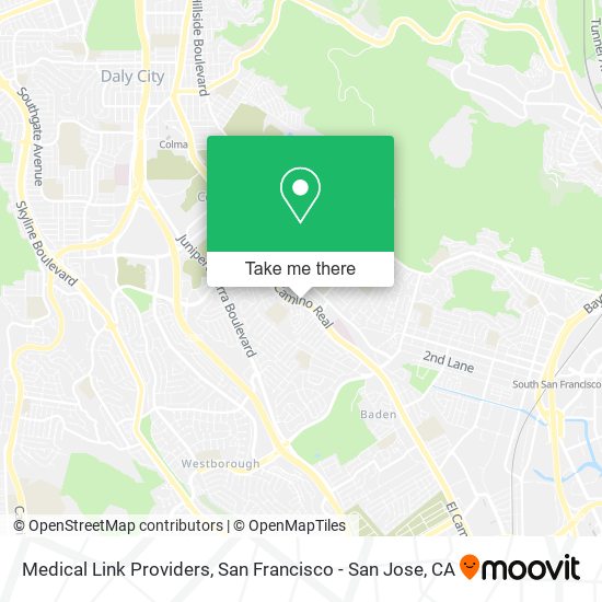 Medical Link Providers map