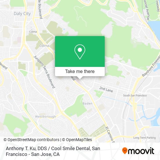 Mapa de Anthony T. Ku, DDS / Cool Smile Dental