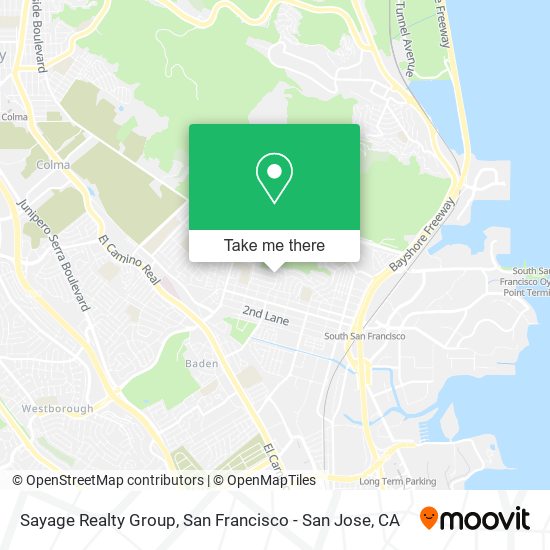 Mapa de Sayage Realty Group