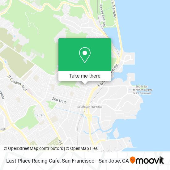 Last Place Racing Cafe map