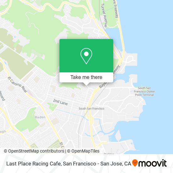 Last Place Racing Cafe map
