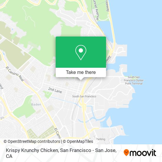 Mapa de Krispy Krunchy Chicken