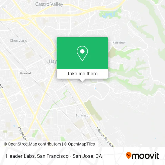 Header Labs map