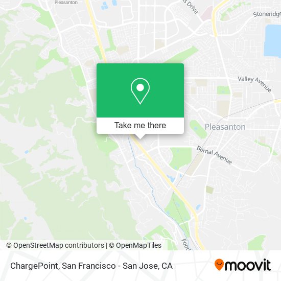 Mapa de ChargePoint