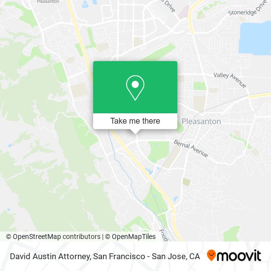 David Austin Attorney map