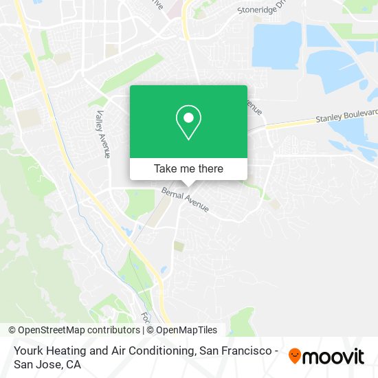 Yourk Heating and Air Conditioning map