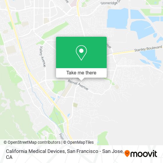 California Medical Devices map