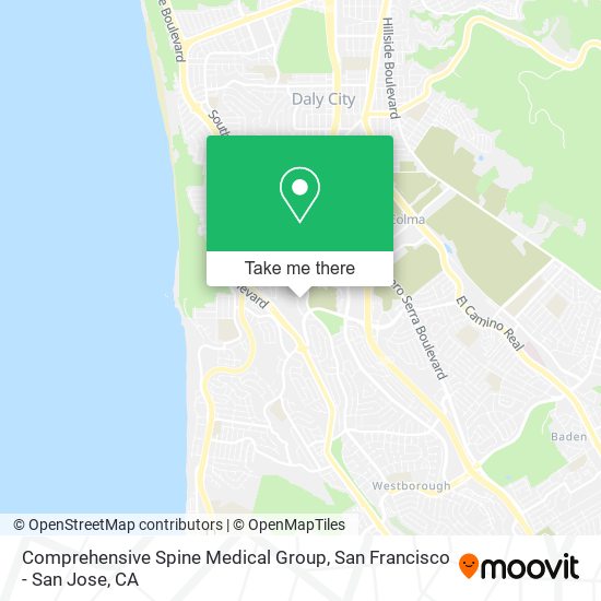 Comprehensive Spine Medical Group map