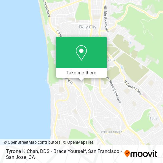 Tyrone K Chan, DDS - Brace Yourself map