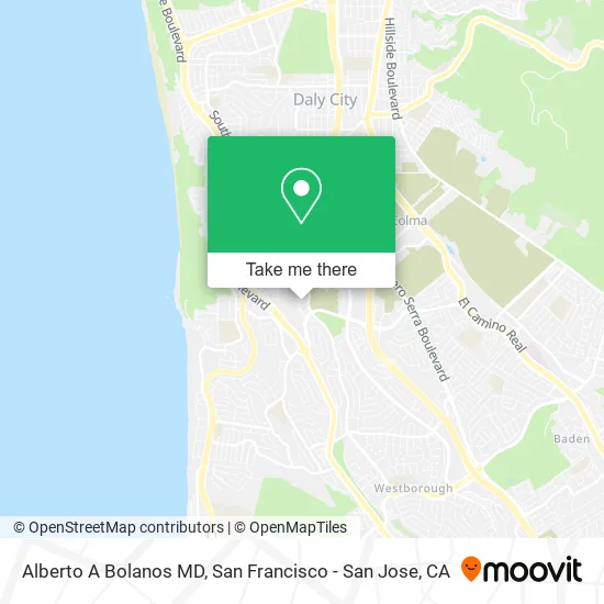 Mapa de Alberto A Bolanos MD