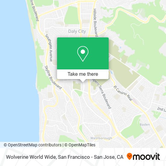 Wolverine World Wide map