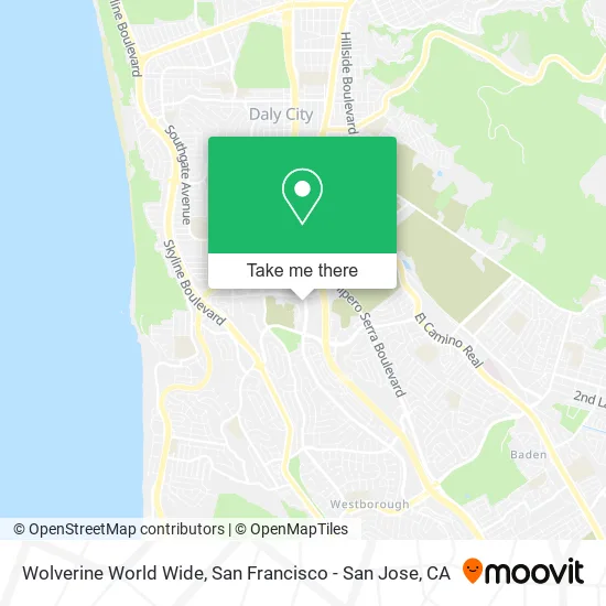Mapa de Wolverine World Wide