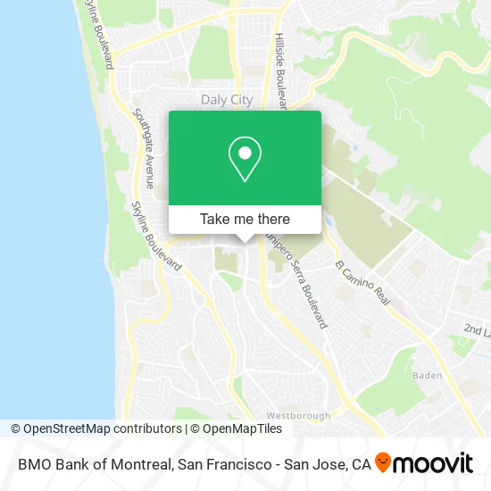BMO Bank of Montreal map