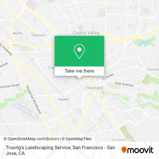 Truong's Landscaping Service map