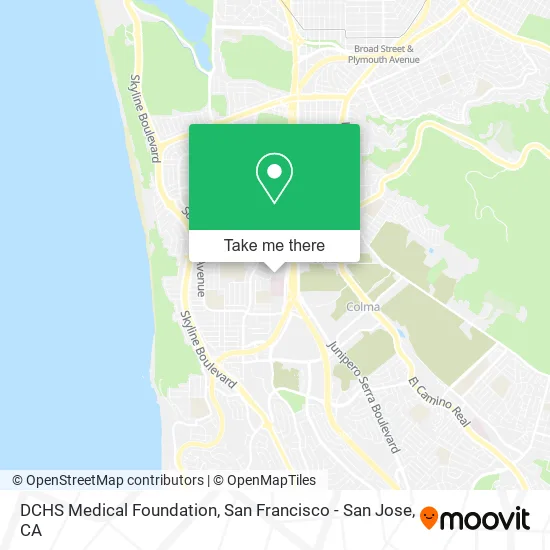 DCHS Medical Foundation map