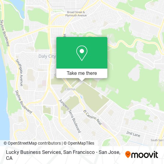 Lucky Business Services map