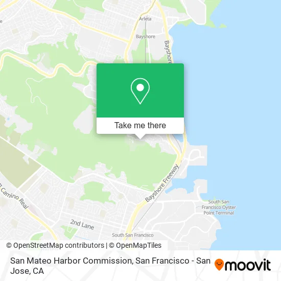 Mapa de San Mateo Harbor Commission