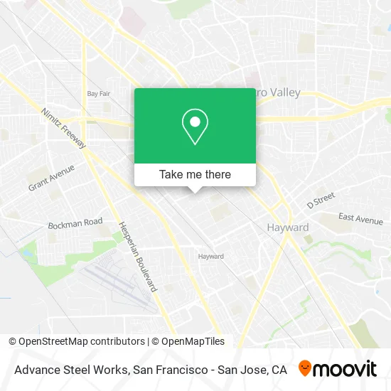 Advance Steel Works map