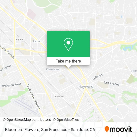 Bloomers Flowers map