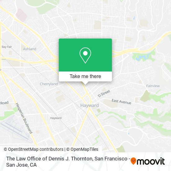 Mapa de The Law Office of Dennis J. Thornton