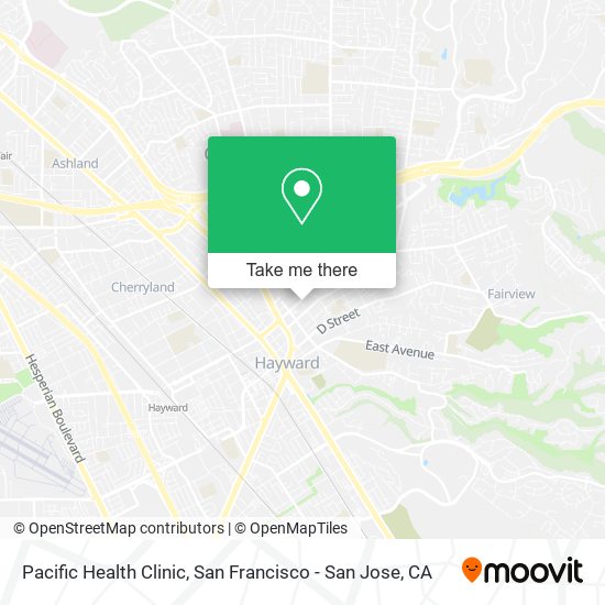 Pacific Health Clinic map