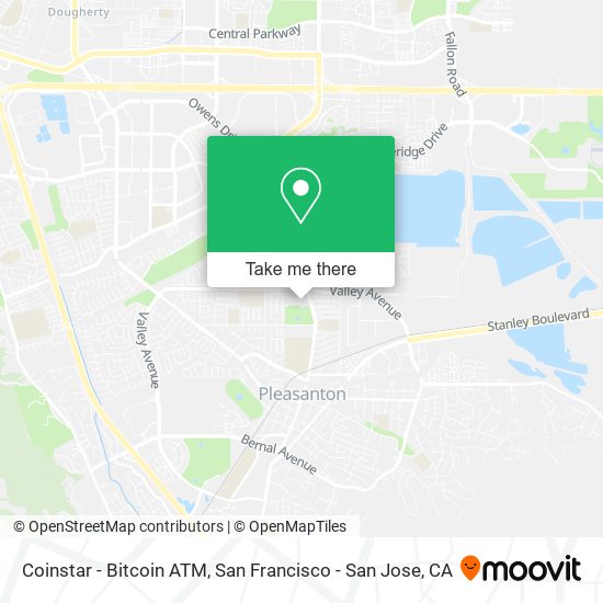 Mapa de Coinstar - Bitcoin ATM