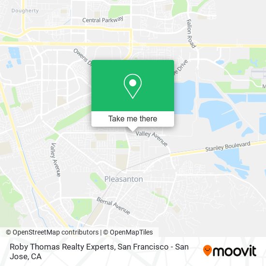 Roby Thomas Realty Experts map