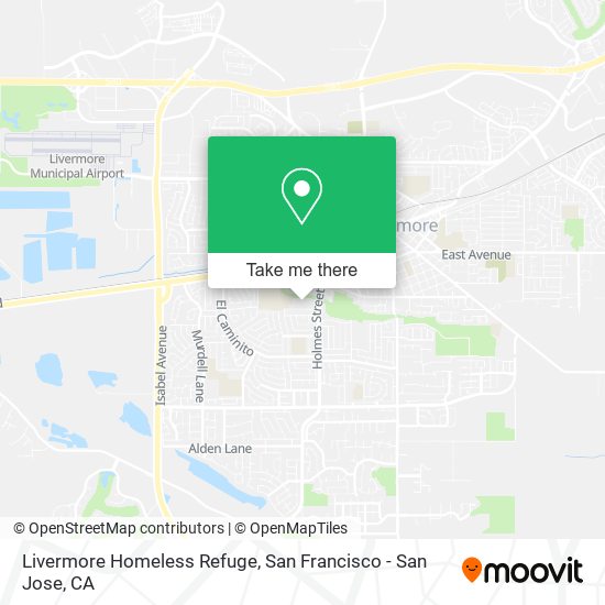 Livermore Homeless Refuge map