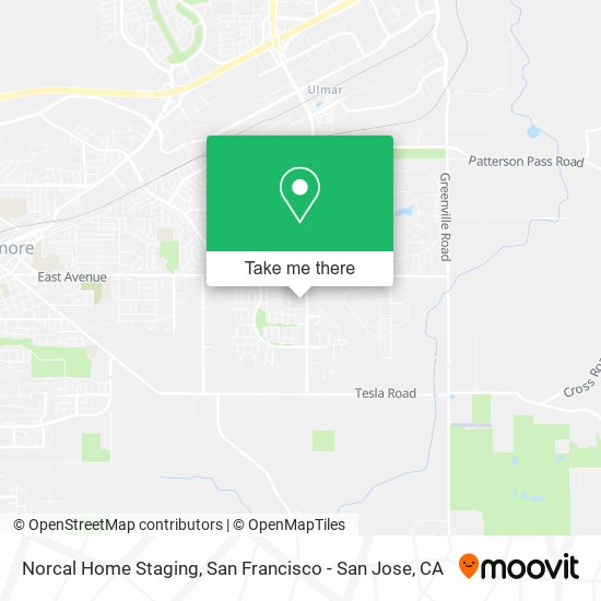 Norcal Home Staging map