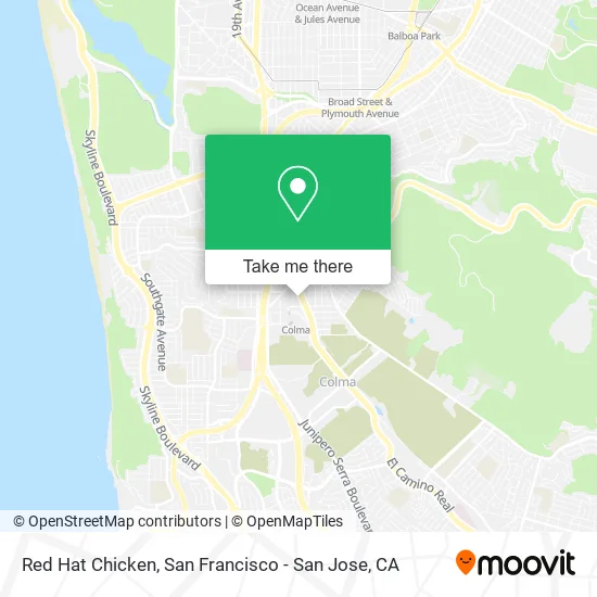 Red Hat Chicken map