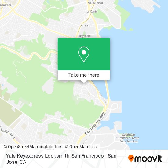 Mapa de Yale Keyexpress Locksmith