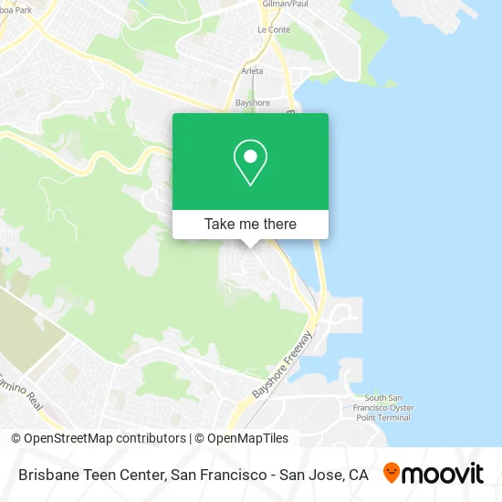 Mapa de Brisbane Teen Center