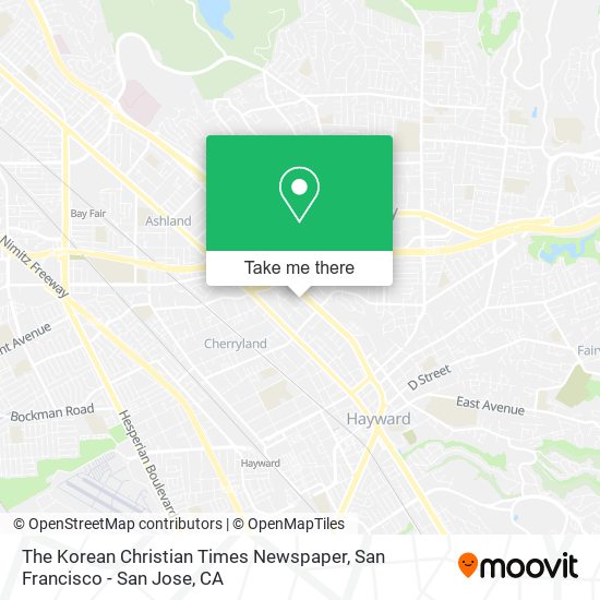 The Korean Christian Times Newspaper map