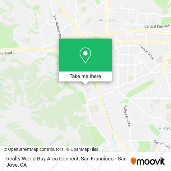 Mapa de Realty World Bay Area Connect