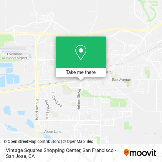 Vintage Squares Shopping Center map