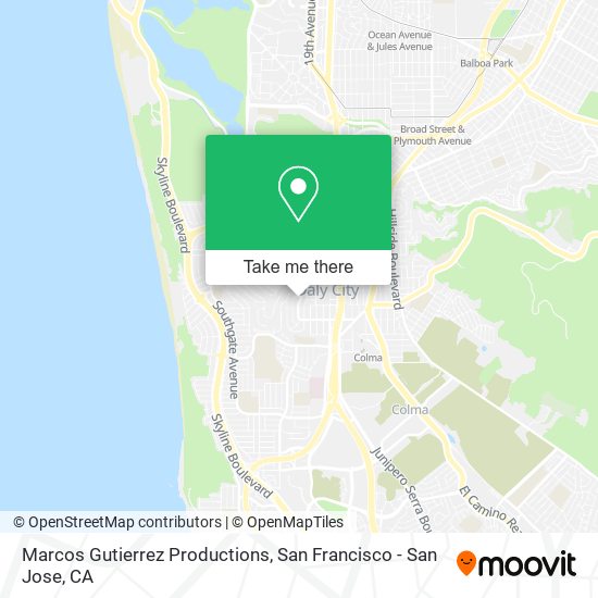 Marcos Gutierrez Productions map