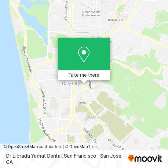 Dr Librada Yamat Dental map