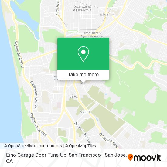 Mapa de Eino Garage Door Tune-Up