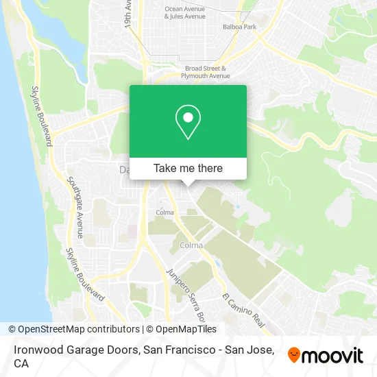 Mapa de Ironwood Garage Doors