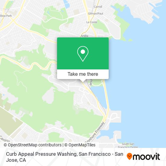 Curb Appeal Pressure Washing map