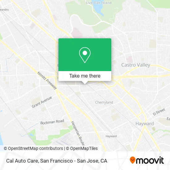 Cal Auto Care map