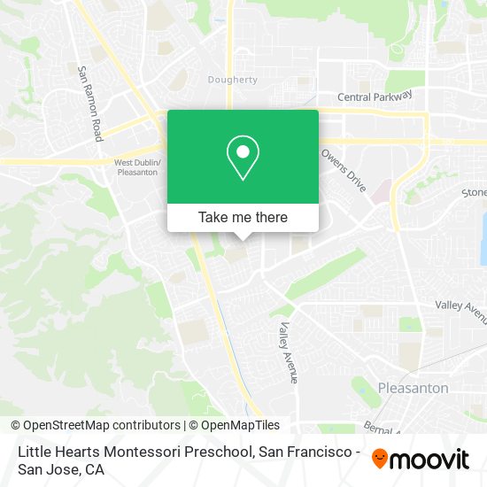 Mapa de Little Hearts Montessori Preschool