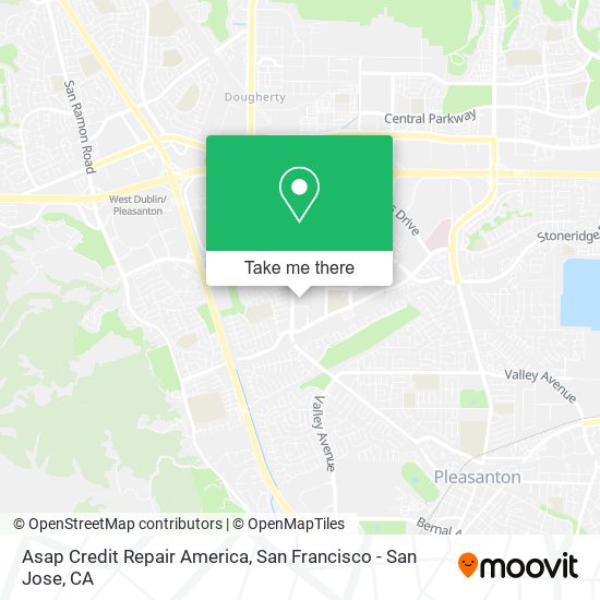 Mapa de Asap Credit Repair America