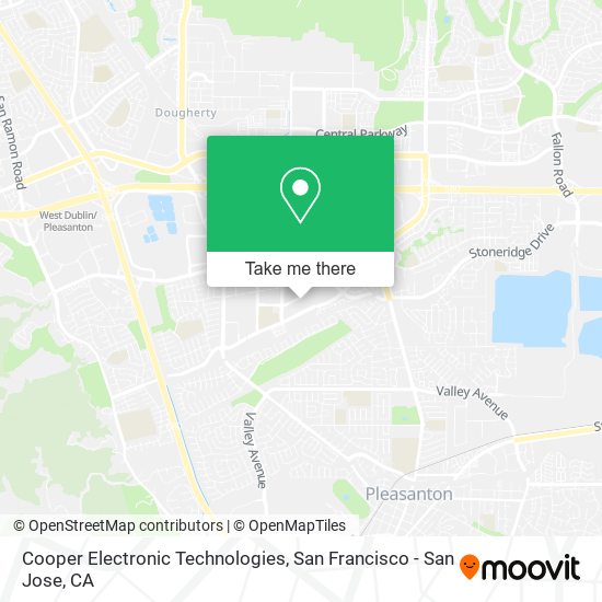 Cooper Electronic Technologies map