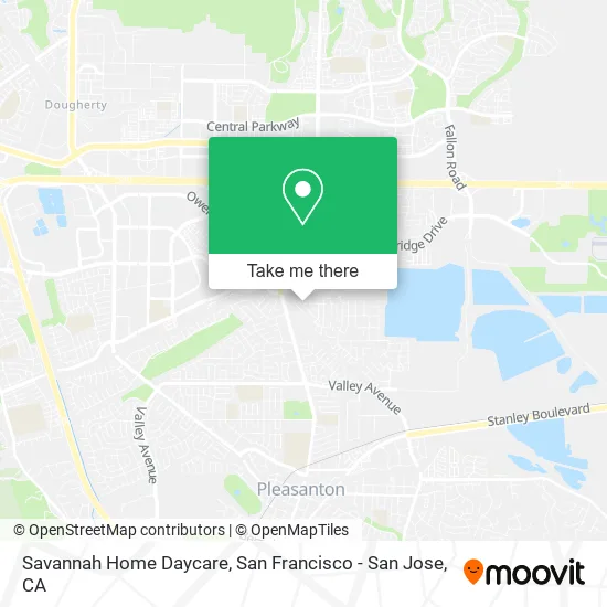 Savannah Home Daycare map