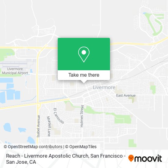 Mapa de Reach - Livermore Apostolic Church