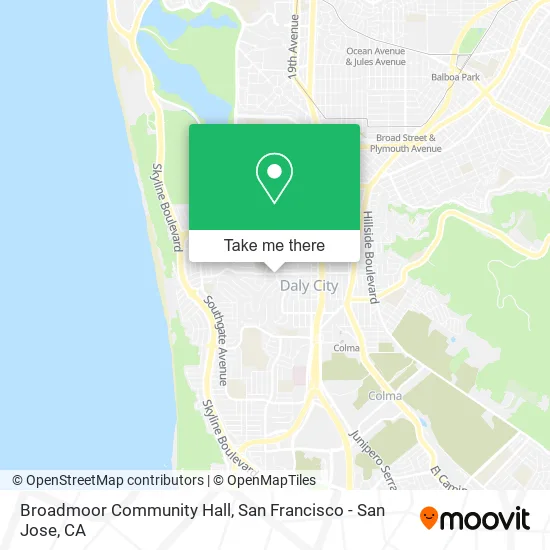 Mapa de Broadmoor Community Hall