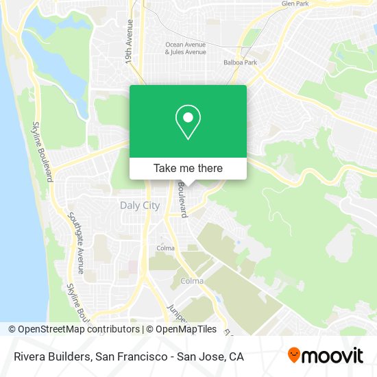 Rivera Builders map