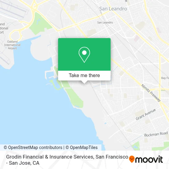 Grodin Financial & Insurance Services map